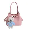 Bolso Cubo Retro de Diseño de Nicho Coreano Ins 2026 Nuevo Bolso de Mano de Moda Bolso Pequeño Cruzado Texturizado para Viajes
