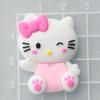 Kk Perro Blanco de Goma Suave Dibujo Animado de Gato Hebilla para Zapato con Agujeros Flor Decorativa para Zapato Accesorios Material para Imán de Refrigerador DIY