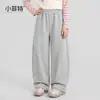 Fábrica de Ropa Infantil Xiaofite Pantalones de Chándal Nuevos Otoño 2026 para Niñas Mayores Pantalones Largos Casuales Pantalones Deportivos Infantiles