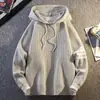 Nueva chaqueta cárdigan de punto de cuello en V grande para otoño e invierno, suéter de punto para hombre, estilo old money, holgado y casual, venta al por mayor de fábrica transfronteriza