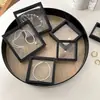 Caja de Película PE Negra para Joyería, Aretes, Pulseras, Caja de Almacenamiento, Caja para Anillos, Caja de Joyería para Collares, Caja de Almacenamiento, Estilo Japonés