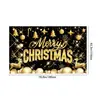 Suprimentos de Decoração de Cenário de Natal Novo Transfronteiriço, Decorações de Festa de Natal, Faixas de Jardim para Feriados, Tecido de Cortina de Porta