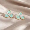 Elegantes y con Estilo Pendientes de Botón de Flor de Perla con Goteo de Aceite, Moda de Lujo Ligero, Pendientes Simples y Versátiles, Únicos Dulces Accesorios para Orejas de Gama Alta
