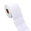 Papel recubierto papel adhesivo rollo de etiquetas logística express código bidimensional código de barras impresión etiqueta en blanco en stock al por mayor
