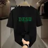 Camiseta de Hielo para Hombre Dropshipping Transfronterizo, Marca de Moda Anime de Manga Corta de Moda, Camiseta de Alto Gramaje Estilo Americano, Fresca y Moderna