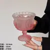 Taça estilo quadra copo de sobremesa doméstica relevo nórdico Copa sorvete sorvete ninho de pássaro copo avançado estilo europeu