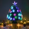 Nuevo Árbol de Navidad con Crisantemos de Colores, Árbol de Navidad Iluminado para Celebraciones Navideñas, Accesorios de Decoración para Ventanas de Centros Comerciales y Hoteles