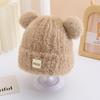 Gorro de bebé invierno lindo pequeños niños y niñas de un mes gorro de lana otoño e invierno gorro de lana para bebé gorro de punto grueso