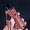 Para Yue Carved Alpha Estuche de Cuero para Cigarrillos Pequeños relx Cigarrillo Pequeño con Cordón Bolsa Deslizante relax Estuche para Cigarrillos con Cordón de Nylon