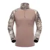 Top Transpirable G2 Traje de Rana para Hombre de Manga Larga para Entrenamiento al Aire Libre Traje de Rana Camuflaje Cp Traje Táctico Fabricante Venta al por Mayor Transfronteriza