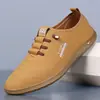 Los Zapatos de Hombre son Versátiles en Verano, de Suela Blanda, Transpirables, Zapatos Slip-On de Moda, Tenis a la Moda, Zapatos de Negocio Estilo Británico para Hombre