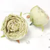 Flores Artificiais Flor de Peônia Retrô Europeia Cabeças de Flor Artificiais Materiais para DIY Flores de Casamento Realistas de Alta Qualidade Arte Floral Decorativa