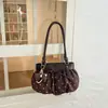 Bolsa de mão poá para mulheres, grande capacidade, novo estilo 2026, simples e versátil, bolsa de ombro casual, bolsa transversal, design de laço, bolsa para o dia a dia