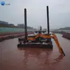 Plataforma de Trabajo Flotante a Gran Escala para Obras Hidráulicas, Barco Flotante para Extracción de Agua de Ríos y Embalses, Excavadora Modificada Anfibio para Dragado