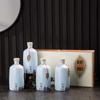 Cerámica de Jingdezhen 0.5kg Decorativo Creativo Hogar Botella Pequeña Vacía Tarro de Licor Sellado Tarro de Vino 0.5kg