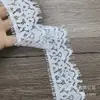 Ribete de encaje de pestañas de algodón brocado de 6 cm del fabricante, accesorios de encaje para lencería, vestidos caseros y ropa, diseño de hilo ondulado