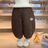 Pantalones Gruesos Forrados de Felpa para Niñas Otoño e Invierno 2025 Nuevo Invierno Bebé Súper Lindos Pantalones Casuales de Algodón de Invierno para Niños