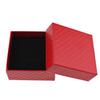 Empaque de producto caja de fondo con ranura en V de imitación piel Mosan negro tarjeta de certificado anillo gato gatito estrella Dallo caja de embalaje