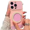 Capa com suporte bicolor adequada para Apple 17 Pro Max, proteção total, anti-queda, toque de pele, design simples, capa Corning para iPhone 15