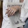 Anillo de Devanado de Líneas Multicapa Estilo Nicho de Alta Gama para Mujer Sensación Hip-hop Personalidad Anillo de Moda Anillo para Dedo de Comida Producto Nuevo