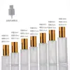 Botellas pulverizadoras de vidrio esmerilado al por mayor para dispensar loción 30ml 50ml botellas vacías portátiles para dispensar muestras cosméticas