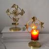 Candelabros Metálicos Nórdicos Transfronterizos, Atmósfera Festiva, Ángeles Mariposa, Decoración del Hogar, Adornos Metálicos de Arte en Hierro, Navidad al por Mayor