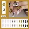 Primavera e verão moda fresca europeia e americana estilo lantejoulas flash vestir Armour Square longa cor sólida olhos brilhantes unhas postiças
