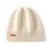 Gorro de Cachemira para Mujer Cachemira Pura Otoño e Invierno Nuevo Versátil a Prueba de Frío Protección para los Oídos Gorro Tejido Gorro para el Frío al Aire Libre