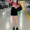 Falda Corta Ins para Mujer, Nueva Falda Lápiz Adelgazante de Cintura Alta, Falda de Línea A que se Ajusta a la Cadera, Falda de Mezclilla Talla Grande
