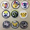 Insignia de Goma Suave de PVC Parche Decorativo para Mochila de Marca de Moda Anime Mecha Panda Girl Pegatina Mágica Ko199