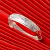 Pulsera de Empuje y Tirón con Carácter de Fortuna de Plata Miao Estilo Étnico para Mujer, 13 mm de Ancho, 30 g, Joyería de Imitación de Plata de Ley, Pulsera de Plata con Carácter de Fortuna al por Mayor