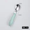 Aço inoxidável 304 Talheres infantis colher de desenho animado criativa colher para bebê comer suplemento alimentar conjunto de garfo e colher presente combinação