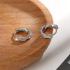Aretes Circulares Mobius Geométricos para Mujer, Estilo Simple y Genial, Versátiles, Aretes Pequeños, Aretes, Aretes Estilo Ins, Modernos