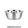 Tarro de Condimentos de Acero Inoxidable Borde Invertido Engrosado Cuenco Multifuncional para el Hogar Cuenco para Cocinar en la Cocina Cuenco para Batir Huevos para Hornear Cuenco para Pasteles Cuenco