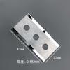 Acero de tungsteno cuchilla de tres agujeros cinta de papel de aluminio alemán Lutz LUTZ película cuchillo de corte de carburo
