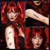 Pegatinas de tatuaje de Halloween con múltiples diseños al por mayor: calabaza, fantasma, araña, calavera, varias cicatrices sangrientas, heridas falsas