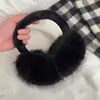 Orejeras de Felpa de Invierno Calientes para la Oreja Antifaz Lindas para Niñas Plegables Calentadores de Orejas Mao Mao Protección para las Orejas Bolsa Cubreorejas a Prueba de Viento