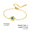Pulseira Olho Grego Mais Vendida da Amazon com Pingente de Olho Realista, Joia de Mão com Cordão Ajustável