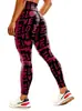 Roupas de Yoga Novas Transfronteiriças Femininas Calças Justas de Cintura Alta Levanta Bumbum Esportes Fitness Dança Calças de Yoga Estampadas Calças Justas