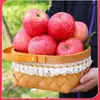 Las Manzanas Fuji Rojas de Yantai son fruta fresca de temporada, cajas enteras de manzanas crujientes y dulces con corazón de azúcar de Qixia, Shandong