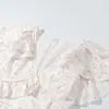ZA Europa Transfronteriza Comercio Exterior Ropa de Mujer AliExpress Venta Caliente Verano Temperamento Floral Volante Cuello en V Ajuste Delgado Vestido