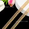 Malla de Perlas Hecha a Mano Encaje de Cristal Multicolor Cristal Facetado Cinta Tejida Cortina Ropa DIY Adorno de Encaje Venta al por Mayor