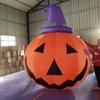 Decoración de Halloween Personalizada Calabaza Inflable Globo de Calavera Inflable Sombrero de Halloween Accesorios para Diseño de Escena al Aire Libre