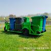 Fabricante fornece caminhão de lixo elétrico para saneamento, nova energia de três rodas, 4 barris, caminhão de limpeza de 6 barris, caminhão de limpeza de pontos cênicos de propriedade