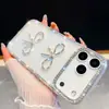 Funda para Teléfono Móvil Apple 17Air Lazo Brillante Adecuada para Iphone16Promax Diamante Flash Cáscara Dura de Lujo Transfronteriza