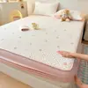 Funda Protectora de Colchón Impermeable y a Prueba de Orina Acolchada de Gasa tipo Puf Antibacteriana Antideslizante Cubierta de Cama Sábana Protector de Colchón Cubierta Antipolvo