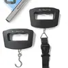 Balança Portátil 50kg Balança para Bagagem de Envio Rápido, Balança de Pesca em Forma de U, Balança Eletrônica para Venda de Vegetais Doméstica, Alça em Forma de U para Viagem