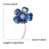Broche de Trébol de Cuatro Hojas de Alto Nivel Estilo Coreano, Pin de Joyería de Corsage de Ropa Elegante de Moda y Exquisito Venta al por Mayor
