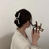 Pinza para el cabello estilo Chanel retro fresco grande de alta gama dulce elegante clip lateral accesorios para el cabello para mujeres