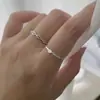 Anillo Minimalista Pequeño de Peces Nuevo Versátil Dulce Lindo Anillo Abierto Anillo Liso de Carpa Koi Regalo para Mejor Amiga Anillo Abierto